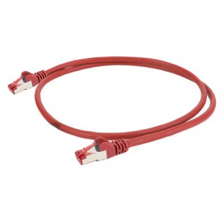 Cat.6a LAN, 8  x  0,14 mm | RJ45 / RJ45 | 0,50m | rot