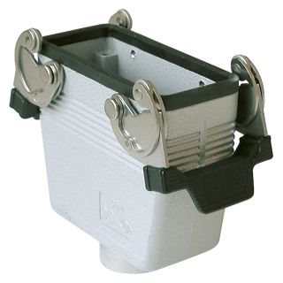 ILME  Rechteck-MP 10, Metall-, Tüllengehäuse, 2 Bügel, grau