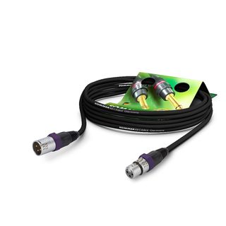 Mikrofonkabel SC-Carbokab 225, 2 x 0.25 mm | XLR / XLR, NEUTRIK | 10,00m | schwarz | violett