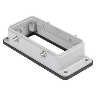 ILME  Rechteck-MP 16, Metall-, Aufbaugehäuse hoch, 4 Bolzen, grau