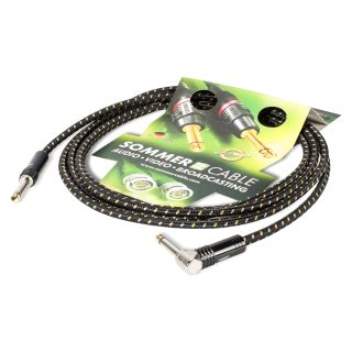 Instrumentenkabel SC-Classique, 1  x  0,50 mm | Klinke / Klinke 90, HICON | 3,00m | wei