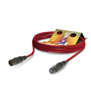 Mikrofonkabel Club Series MKII, 2 x 0,34 mm² | XLR / XLR, HICON | 10,00m | rot