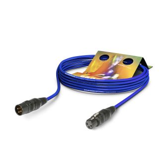 Mikrofonkabel Club Series MKII, 2 x 0,34 mm² | XLR / XLR, HICON | 15,00m | blau
