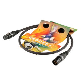 Mikrofonkabel, 2 x 0,25 mm | XLR / XLR, HICON | 10,00m | schwarz