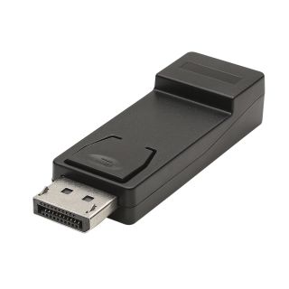 Adapter | HDMI female/DisplayPort male gerade, schwarz