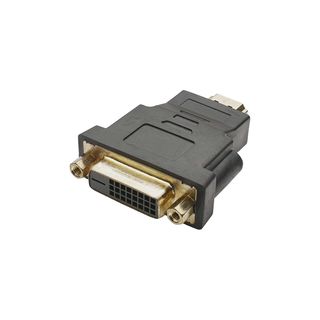 Adapter | HDMI male/DVI female gerade, schwarz