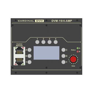 CARDINAL DVM  -19?-Verstrkermodul, Conference, 2 HE, B x H x T: 106,5 mm x 84 mm x 132 mm