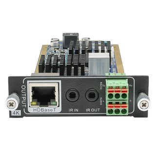 CARDINAL DVM Output-Karte HDBaseT f DVM Modularmatrix | OUT: IR In&Out (2 x 3.5mm Jack)/Audio Out 3pin analog/RS232 Schnittstelle/HDBaseT Output