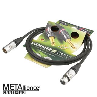 Mikrofonkabel Referenz EMC-QUAD, 4 x 0.14 mm | XLR / XLR, NEUTRIK | 5,00m | schwarz