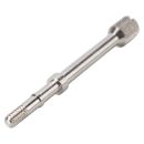 FCT Schraube, Rändelschraube 4/40 UNC Gewinde, grau