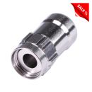 HICON F-Stecker, 2-pol , Metall-,...