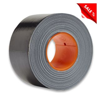 DUCT Tape 48 mm x 50 m, schwarz ( inkl. CoreLok-Kern fr perfekte Verlegung ), VPE 24 Stk.