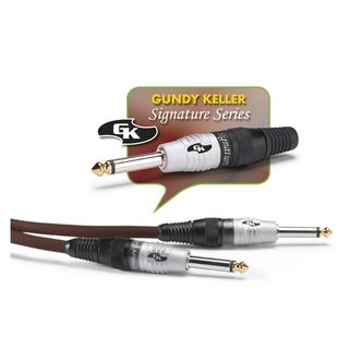 Instrumentenkabel Gundy Keller Signature-Kabel, 2  x  0,35 mm | Klinke / Klinke, HICON | 3,00m