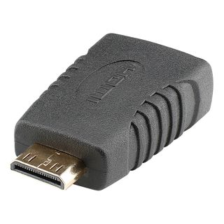 Adapter | HDMI female/HDMI mini male gerade, schwarz