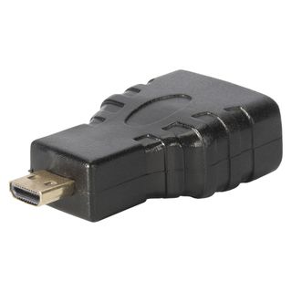 Adapter | HDMI female/HDMI micro male gerade, schwarz