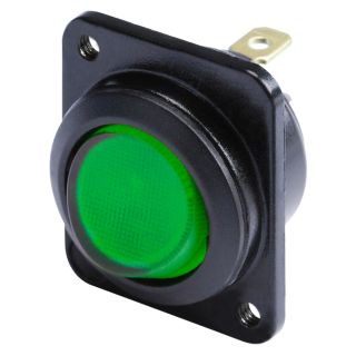 HICON LED-Schalter grn 1-polig on / off fr SYS-Gehuseserien