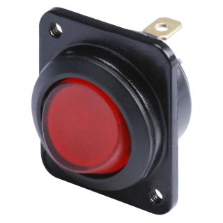 HICON LED-Schalter rot 1-polig on / off fr SYS-Gehuseserien