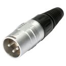 HICON XLR, 3-pol , Kappe: Kunststoff-,...