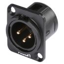 HICON XLR, 3-pol , Metall-,...