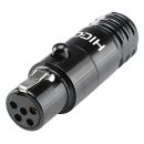 HICON Mini-XLR, 5-pol , Metall-,...