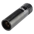 HICON Mini-XLR kompakt, 3-pol , Metall-,...