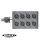 GROOVE+ Stagebox <-> Spleiss , XLR 3-pol male/XLR 3-pol female; HICON; vorverdrahtet, 1,5 mm Stahlblech | 08/00 | 33,00m