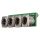 SOMMER CABLE INSTALL-Modul 4 x XLR D-Serie male, 3-pol , Metall-, Steck-Federklemmen 3-fach / Kanal-, versilberte(r) Kontakt(e), nickelfarben, für BB-Serie 19", PlugMama, THE BOXX