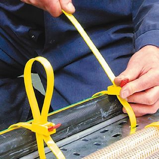Kabelbinder, Lnge: 750 mm, Breite: 13 mm, gelb