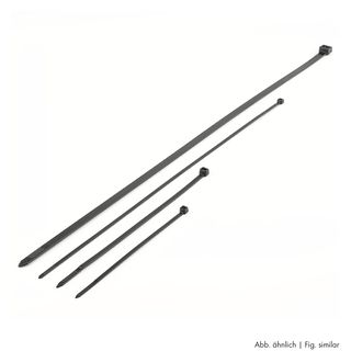 Kabelbinder, Lnge: 200 mm, Breite: 4,6 mm, schwarz
