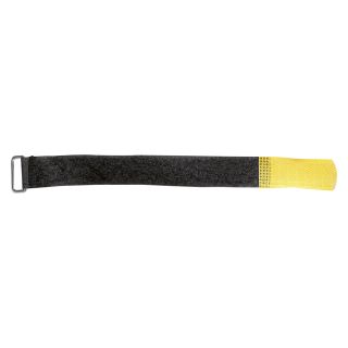 Klettband, VPE: 10 Stck., Breite: 50 mm, mit trittfester Metallöse | 80,0cm | gelb