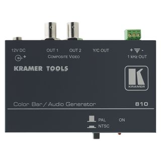 KRAMER , Signalgenerator | OUT: 2xBNC (FBAS, Y/C) +  3xKlemme (Audio)