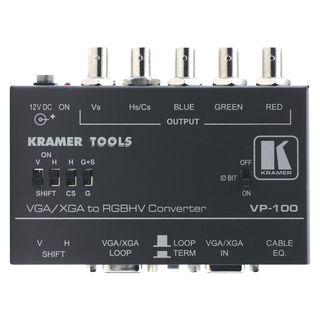 KRAMER , Standard PC-Interface, IN: HD-15 | OUT: 5xBNC + HD-15 (Loop)