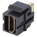 HDMI, 19-pol , Kunststoff-, Patch-Einbau, vergoldete(r)...