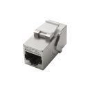 RJ45 CAT.6, 8-pol , Metall-, Patch-Einbaubuchse,...