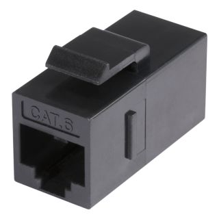 RJ45 ISDN, 8-pol , Kunststoff-, Patch-Einbau, vergoldete(r) Kontakt(e), Keystone Clip-In, wei