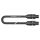 Lautsprecherkabel Meridian, 2  x  1.50 mm² | speakON® / speakON®, NEUTRIK®/SOMMER | 1,00m | schwarz