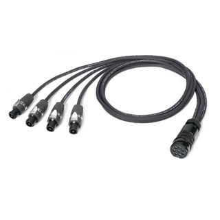 Sommer cable Speaker System , speakON 4-polig/LK 8-pol female; NEUTRIK/HICON | 04/00 | 2,50m