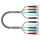 Monitorkabel Transit Mini Flex, 5  x  0,08 mm² | BNC / BNC, HICON | 3,00m