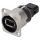 NEUTRIK® Firewire, 6-pol , Metall-, Patch-Einbaubuchse, vergoldete(r) Kontakt(e), Type D, nickelfarben
