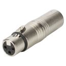 NEUTRIK®  Adapter | XLR 3-pol male/XLR 3-pol female...
