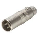 NEUTRIK®  Adapter | XLR 3-pol male/XLR 3-pol female...