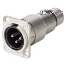 NEUTRIK®  Adapter | XLR 3-pol male/XLR 3-pol female...