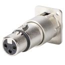 NEUTRIK®  Adapter | XLR 3-pol male/XLR 3-pol female...