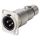 NEUTRIK®  Adapter | XLR 3-pol male/XLR 3-pol female Type D, silbergrau
