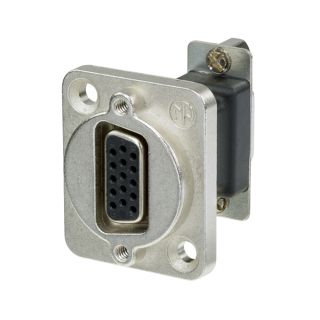 NEUTRIK®  | SUB-D 15-pol female Type D, nickelfarben