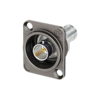 NEUTRIK® BNC UHD Patch-Einbaubuchse, Type D, nickelfarben