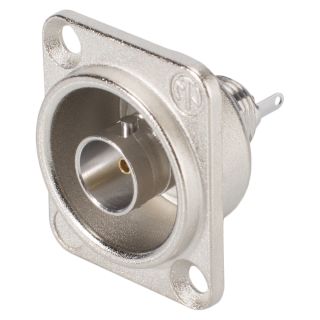 NEUTRIK® BNC HD-SDI Löttechnik-Einbaubuchse, Type D, nickelfarben