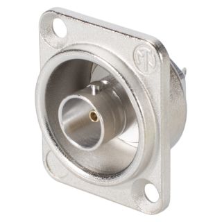 NEUTRIK® BNC Löttechnik-Einbaubuchse, Type D, nickelfarben
