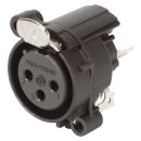 NEUTRIK® XLR, 3-pol , Kunststoff-, Printtechnik...