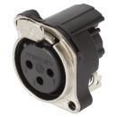 NEUTRIK® XLR, 3-pol , Kunststoff-, Printtechnik...